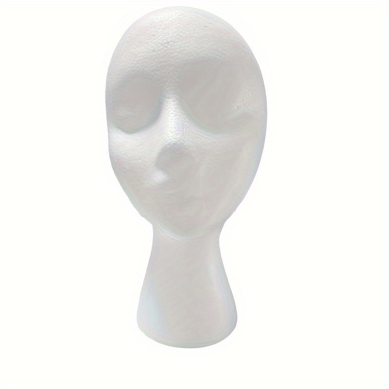 

Wig Head - Tall Female Foam Mannequin Wig Stand And Holder For Style, Model And Display Hair, Hats And Hairpieces, Mask - For Home, Salon And Travel