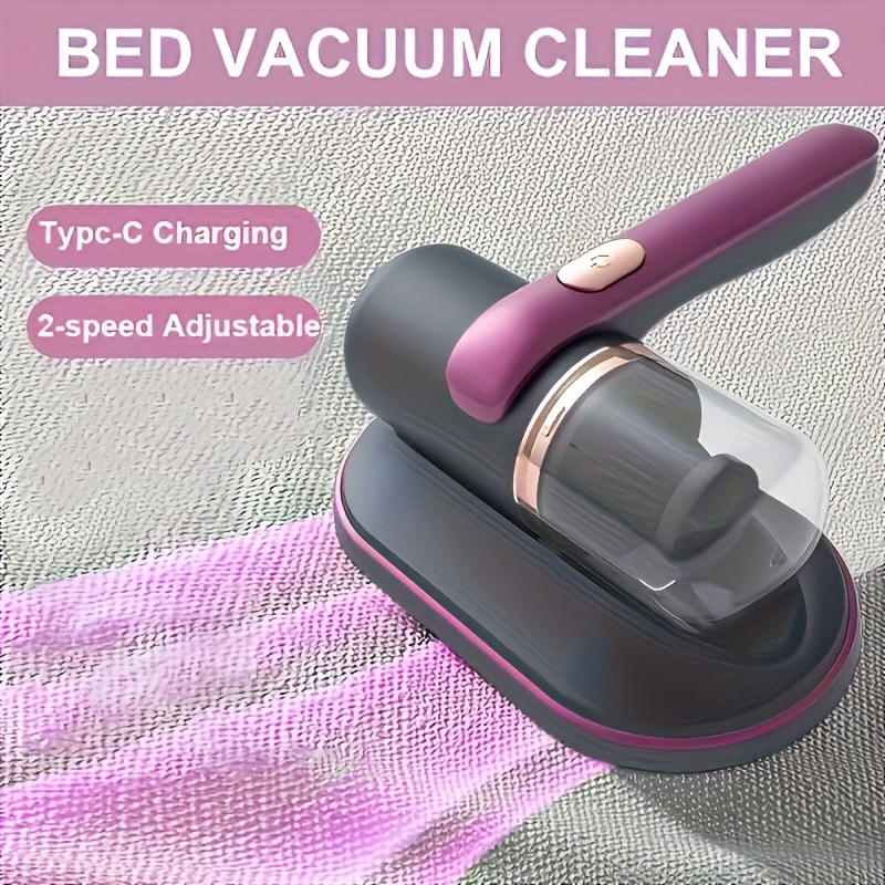 

1pc, Bed Vacuum Cleaner, Super Strong Suction And , Uv Light, Washable Hepa Filter For , Handheld Vacuum, Mattress Vacuum Cordless, Effectively Bed, Sofa, Pet Hair