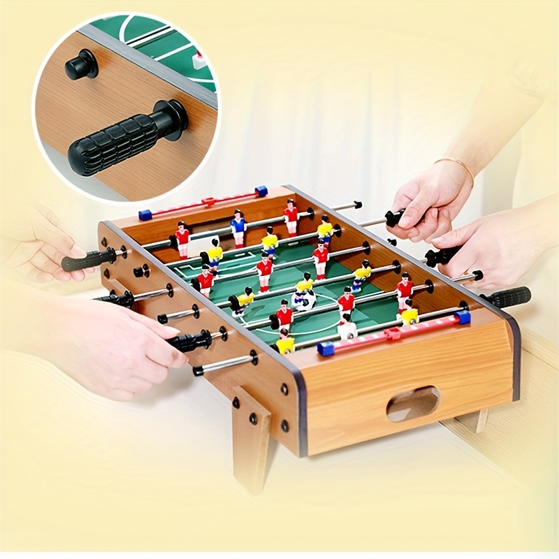 50 inch foosball table with 12 players heavy duty wooden construction 12 player foosball game with 12 position 12 position compact desk for home office party ideal for adults teens Product details 5