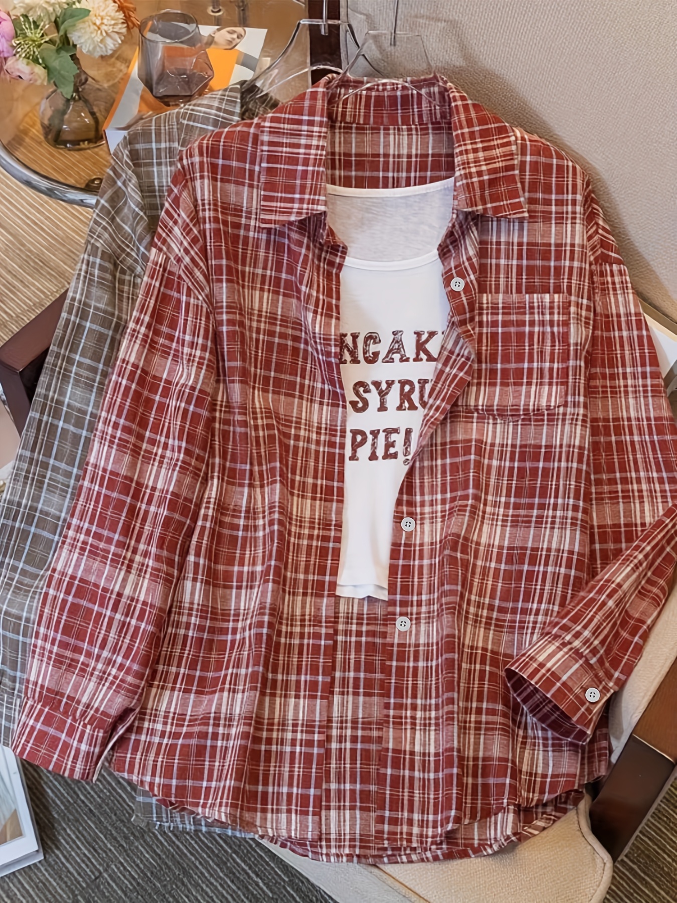 checked shirt - United Kingdom