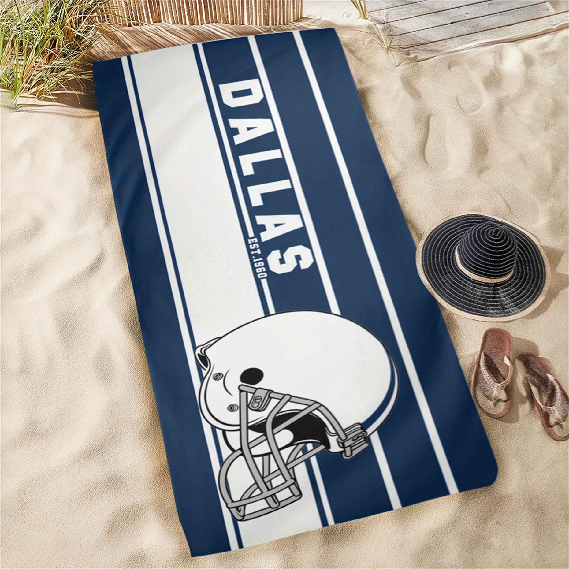 

Team Towel Oversized Beach Towel, 31*71 (in) Beach Quick-dry Bath Towel, Team Theme Gift Beach Towel, The Best Gift For Friends, Soft And Comfortable Without Lint