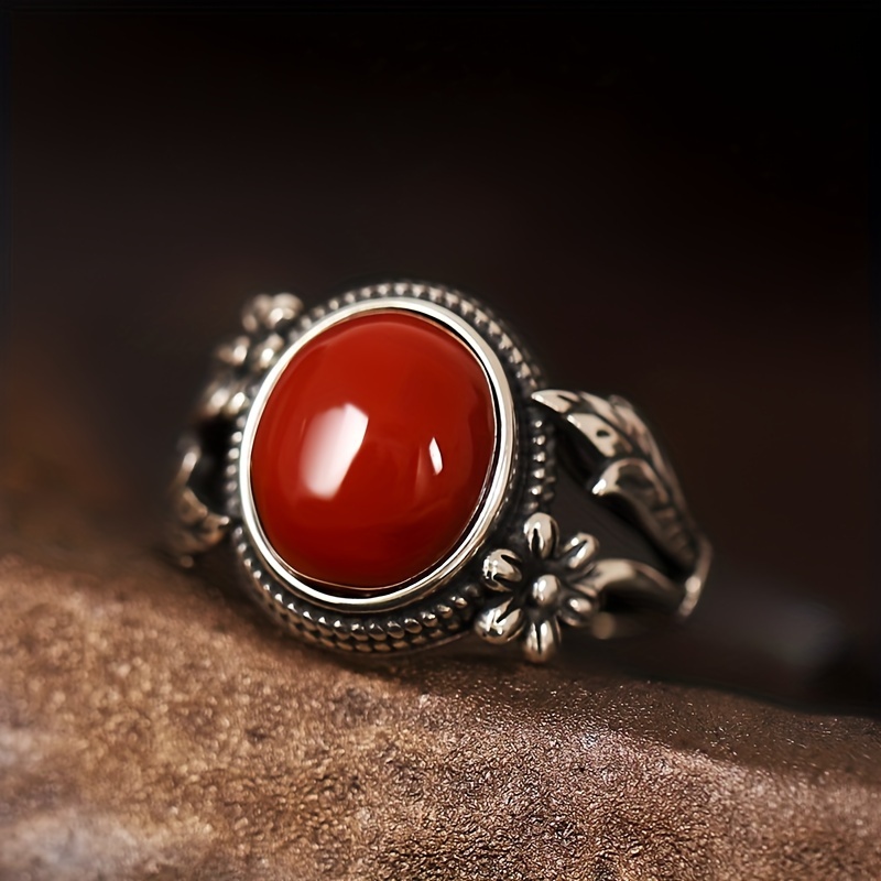 Creative Pomegranate red newest women ring