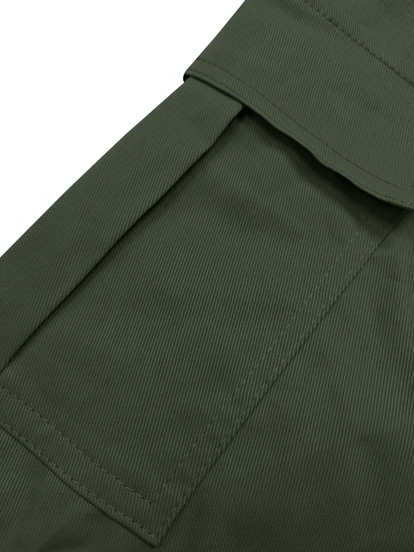 [Everyday Comfort Cargo Shorts] 1pc Men's Summer Cargo Shorts - Durable Polyester, Elastic Drawstring Waist, Large Pockets, Knee-Length with Reinforced Stitching