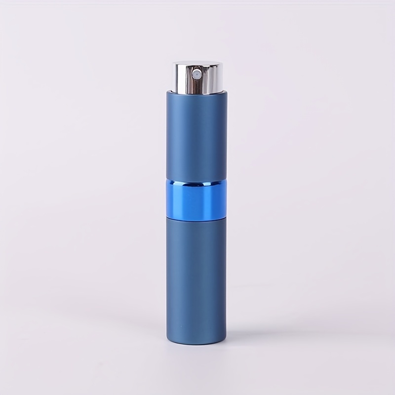 2pcs/3pcs/5pcs 10ml Aluminum Alloy Portable Perfume Atomizer with Glass Liner, Refillable Empty Small Spray Bottle for Travel, Twist Tye Pocket Cologne Sprayer