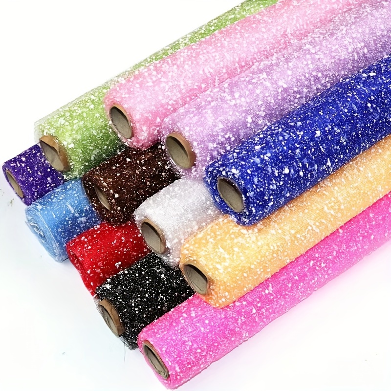 

1pc 20"x118" Mesh Wrapping Paper For Flowers - Diy Bouquet Craft Supplies, Non-waterproof Florist Packaging Material