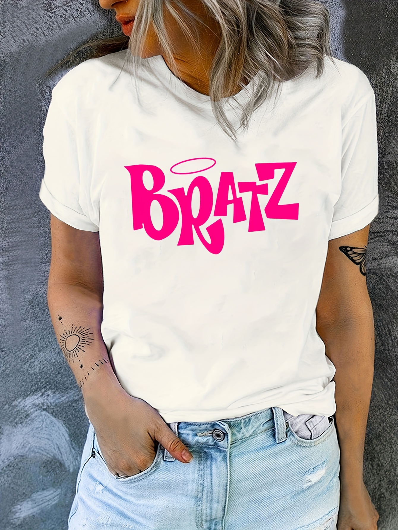 Bratz - Y2K Logo - Butterflies - Women's Short Sleeve Graphic T-Shirt 