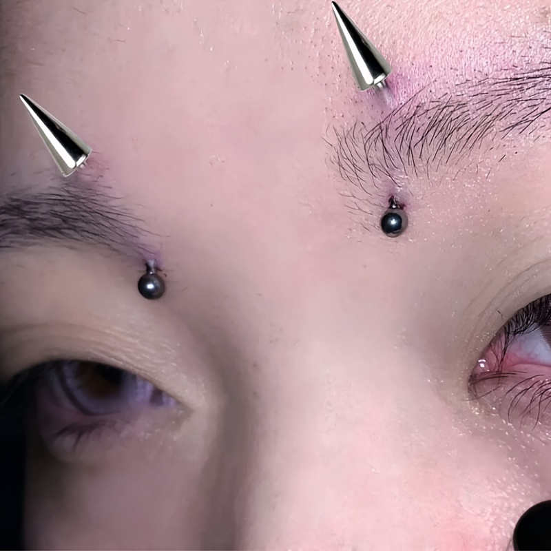 eyebrow piercing jewelry sold on Temu Canada