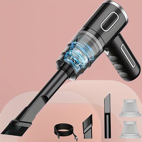 cordless car vacuum cleaner 29000pa powerful suction handheld vacuum cleaner and air duster 120 watt powerful wet and dry vacuum cleaner for cars pets offices and homes