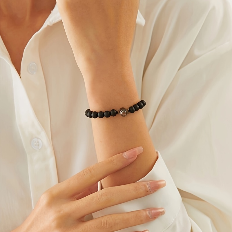 Personalized Photo Projection Bracelet, Customizable Charm