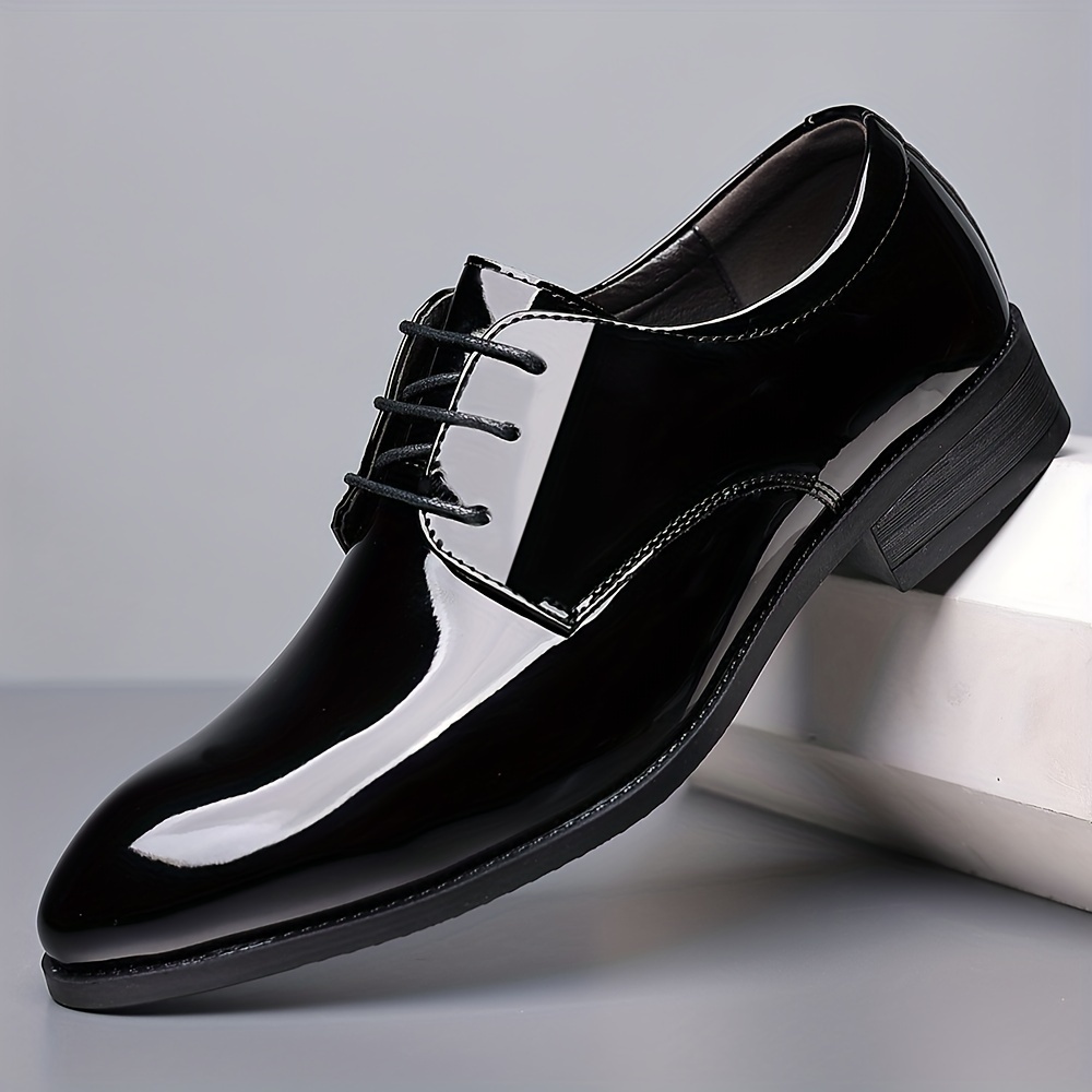 

Mens Patent Leather Tuxedo Shoes Formal Dress Shoes