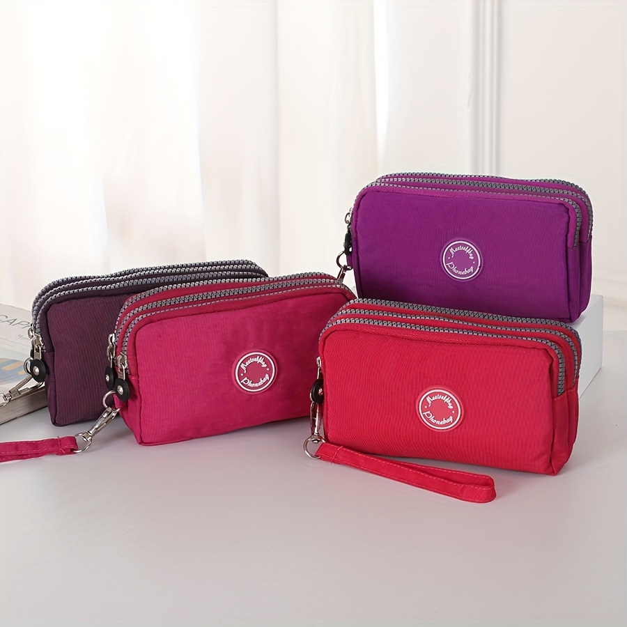 

Portable Zippered Purse Bag, Causal , Phone Wallet, For The Elderly