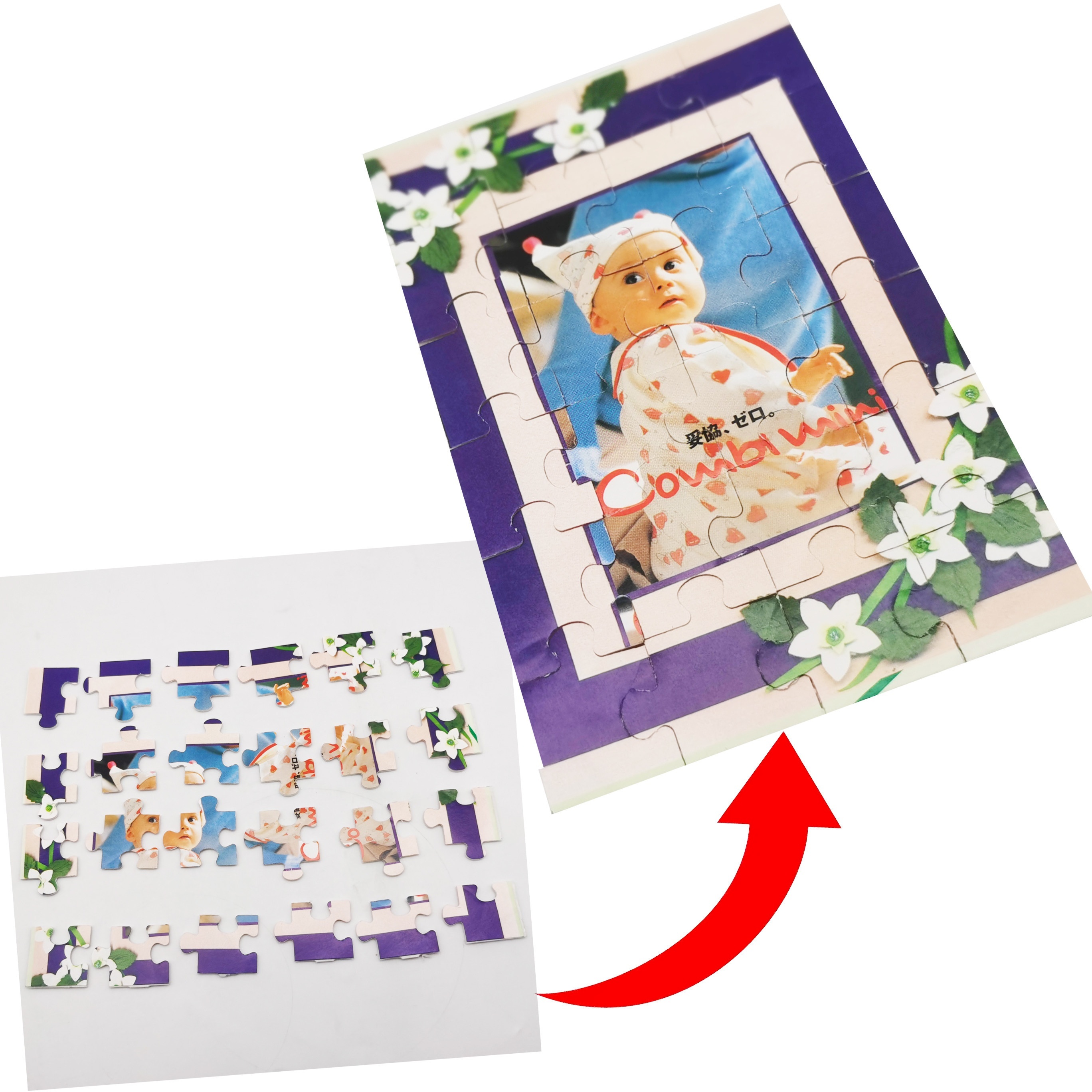 BAOFALI Fogli Schiuma Adesiva Per Puzzle 10,2x15,2 Cm - 20 Pezzi Per Creare Puzzle Personalizzati - 6