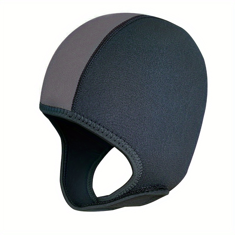 

1pc Chapeau de plongée unisexe en néoprène avec mentonnière réglable, 3mm d'épaisseur, pour sports nautiques pour la plongée en apnée, la , la natation - Couleur , unique