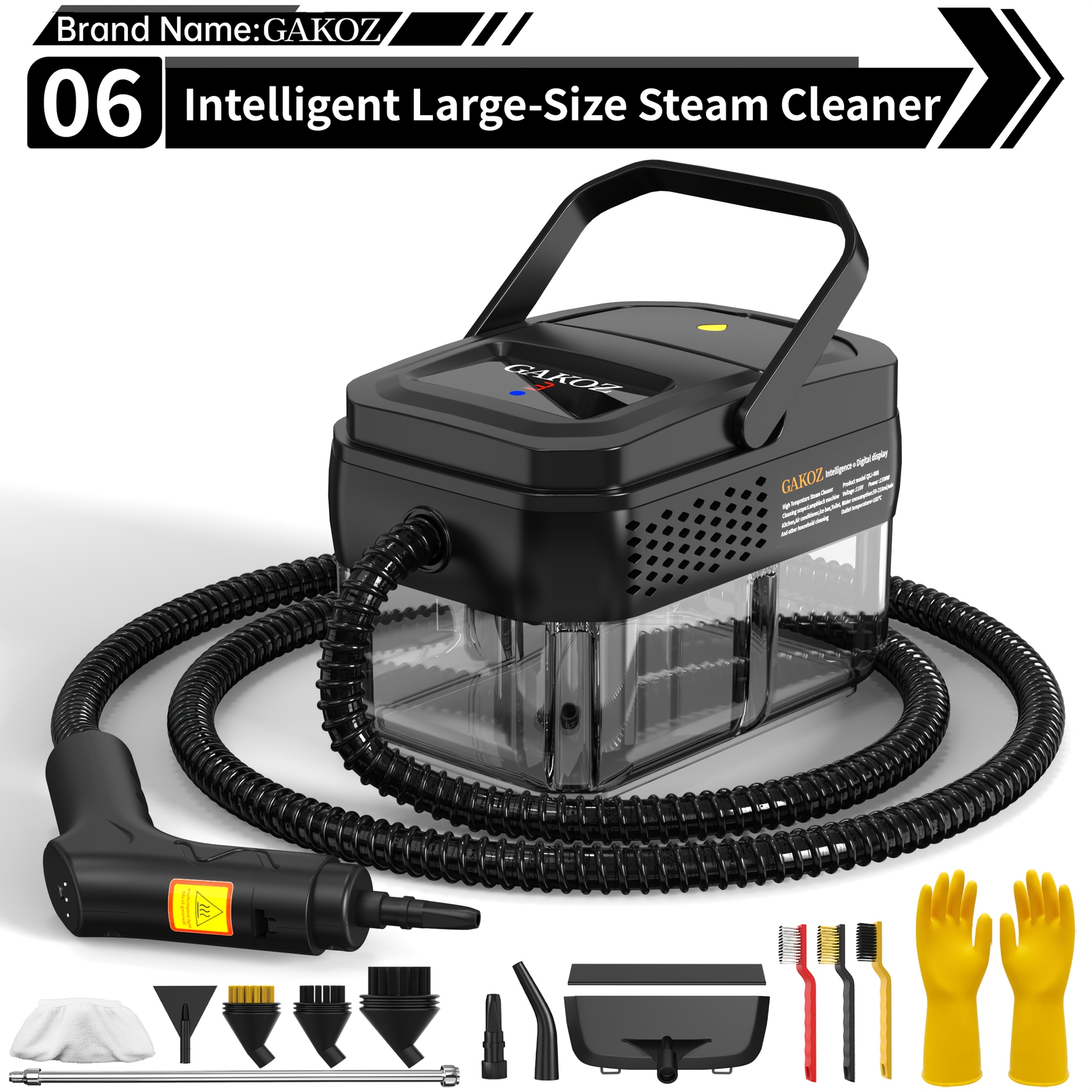 Handheld Steam Cleaner, Suitable For Kitchen, Bathroom, Sofa, Household Cleaning Handheld Use