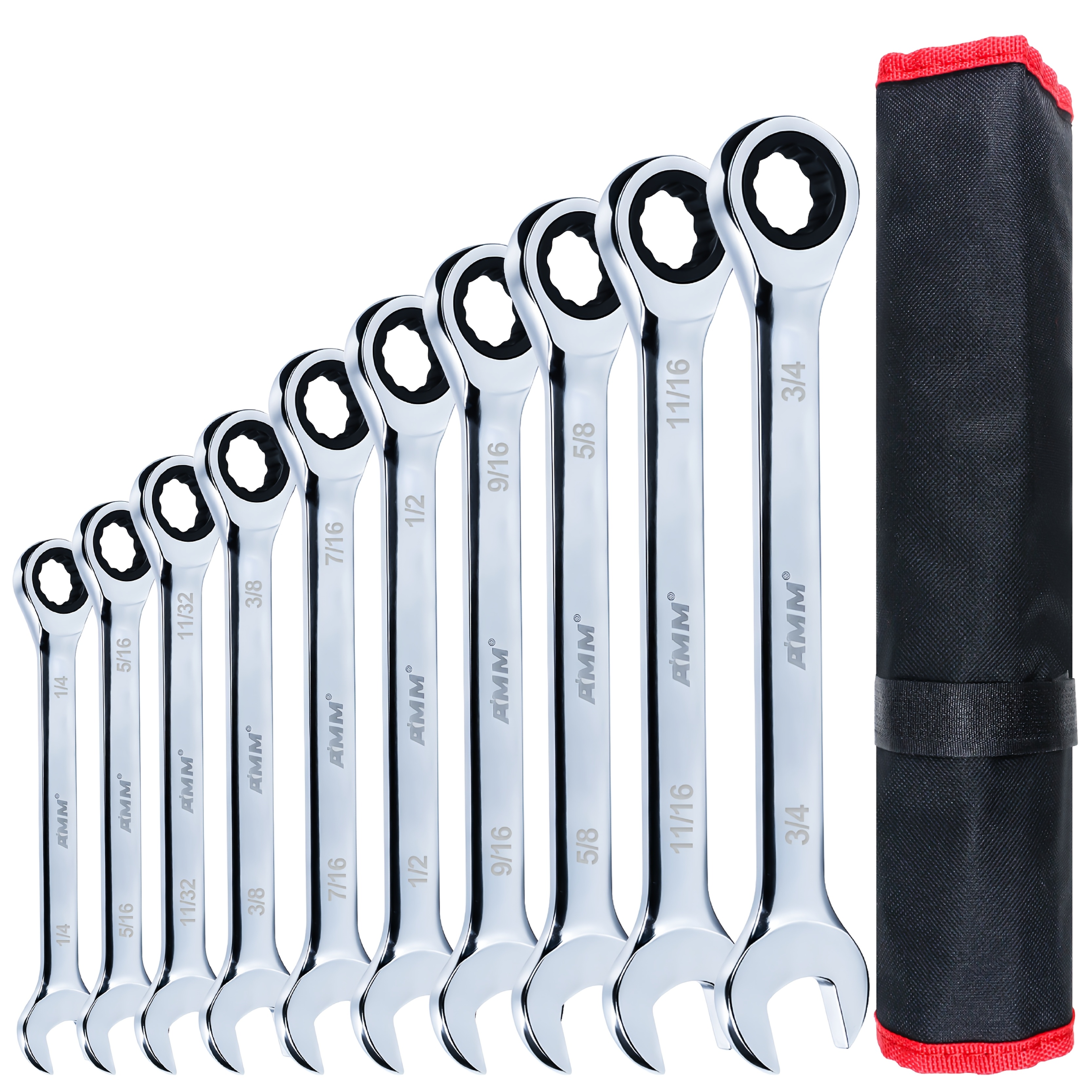 TEMU 10pcs Fixed Head Ratchet 72- Set Chrome Vanadium Steel With Plastic /4-3/4 Wrench Hardware Tools Hand Tools Repair Tools Home Improvement