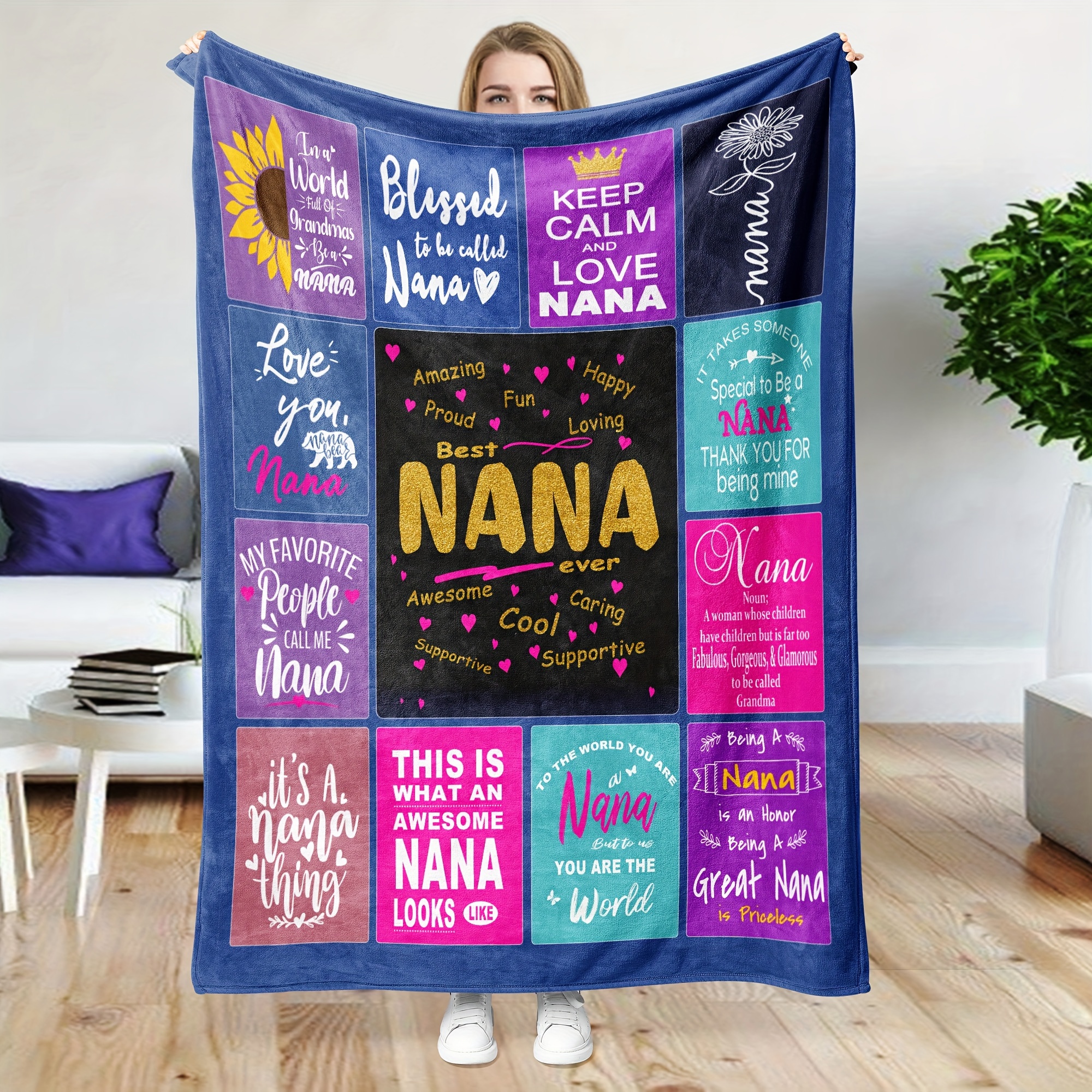 TEMU Gifts Blanket - Birthday Gifts For Throw - Gifts - Grandma Gifts For Day - Birthday Gifts - Gifts For Grandma - Best Ever Gifts