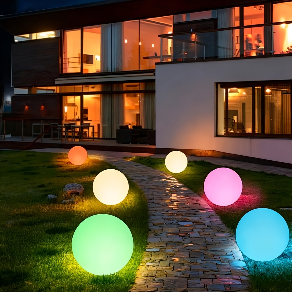 TEMU Color-changing Decorative Solar Garden Lights, Ideal For Outdoor Spaces, Gardens, Christmas Trees, Patios, , As Well As Birthday And Anniversary