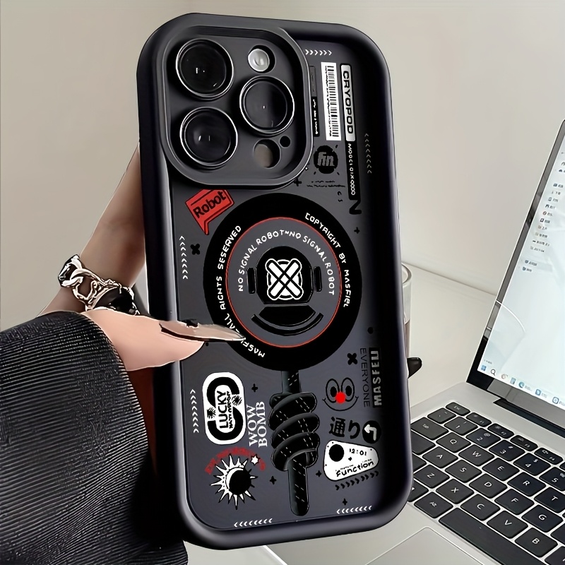 TEMU Trendy And Artistic Phone Case With , Complete Protection And Shock Resistance, Compatible With For Iphone Models 17, 16, 15, 14, 13, 12, 11 Pro