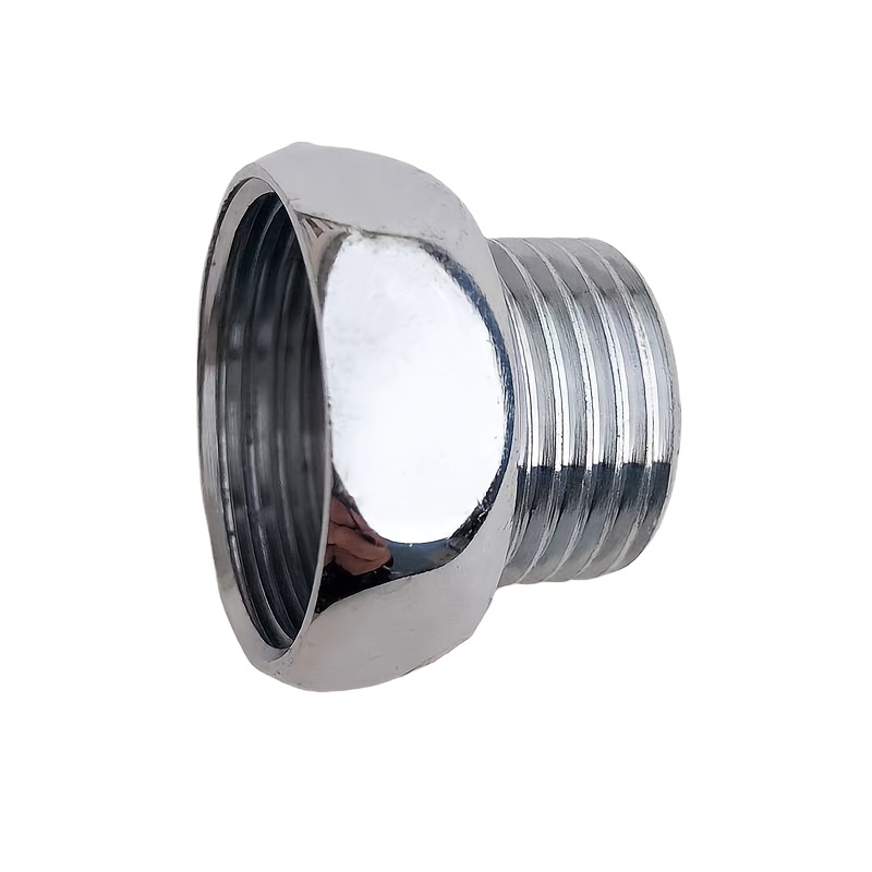 Image of Hose Extension Adapter, G3/4 Female To G 1/2 Male Converter Shower Hose Extension Connector For Home Plumbing And Portable Washer, Solid Brass Chrome Finish