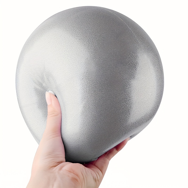 Small Exercise Ball, 9 Inch Mini Pilates Ball With A Inflatable Tube, No Slip Resistant Ball For Stability, Fitness, Stretching & Workout At Home Gym, For Gymnastics, Ballet And Fitness