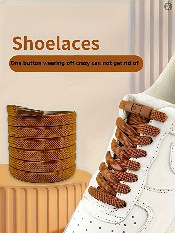 Two Pieces of Laces And Two Buckles, Measuring 100.0 cm, Suitable for Everyone, Featuring Adjustable Elastic Shoelaces That Are Portable And Provide Greater Comfort, Designed As No-Tie Shoelace Buckles for Both Men And Women, Including Elastic Loafer Buckles And Metal Locking Buckle Head Accessories.