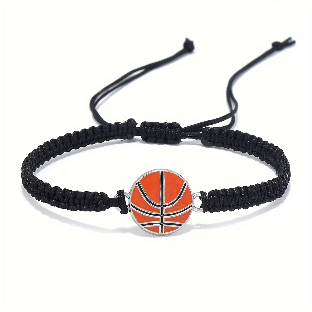 

Men's Adjustable Sports Bracelet - Basketball & , Fiber Rope, Fade-resistant, Stylish Casual Attire