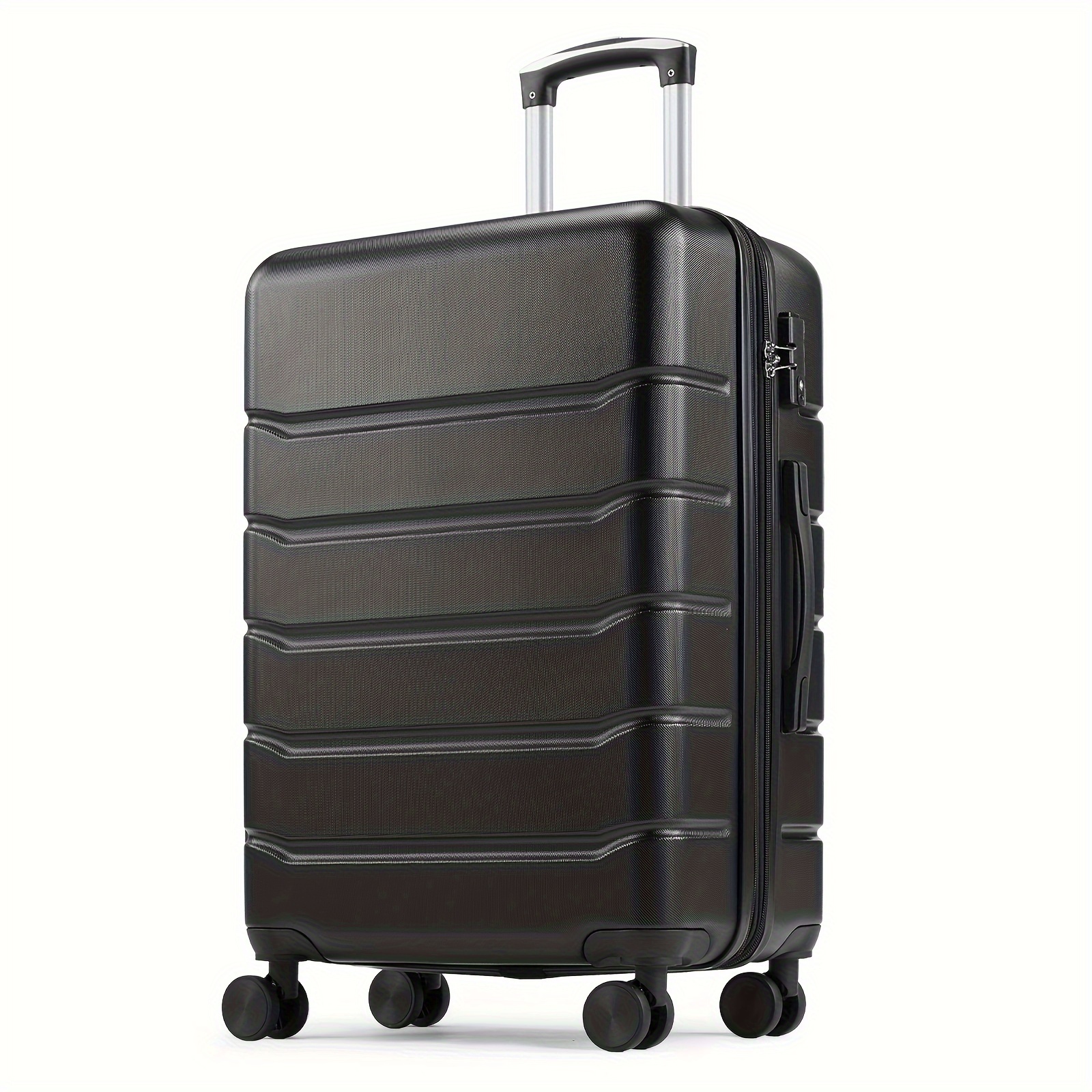 

20 Inch Travel In Style And Security With Our Hard Shell Abs Suitcase Equipped With Double Spinner Wheels. This Lightweight, Expandable Rolling Luggage Features A Tsa Lock For Adde