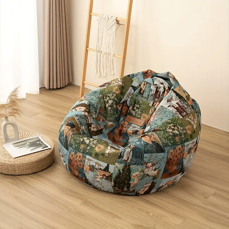 Das Lazy Bean Bag Sofa kann sowohl zum Liegen als auch zum Schlafen verwendet werden. Es ist * Einzelsofa, das sich in einem Schlafzimmer, Mietwohnung oder Wohnzimmer befinden kann. Der kleine,