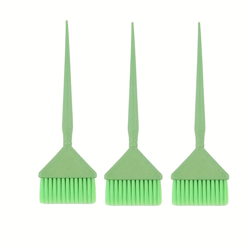 TEMU 3 Pezzi Spazzole Grandi per Colorazione Capelli - Strumenti Professionali Parigini con Antiscivolo e Setole in Nylon per Applicazione Uniforme