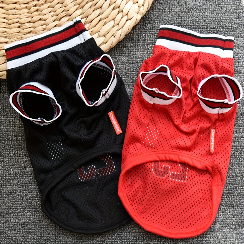 TEMU 2 Pack Breathable Basketball Jerseys For Small And Medium Dogs - Pet Vest Clothing Puppy Shirt Clothing Cute Clothing