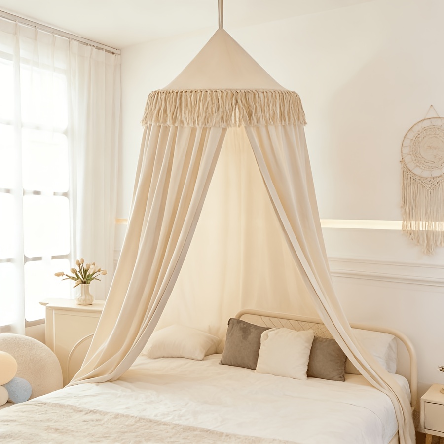 New Dome Tassel Fringe Ceiling Princess-style Bedroom Blackout Tent
