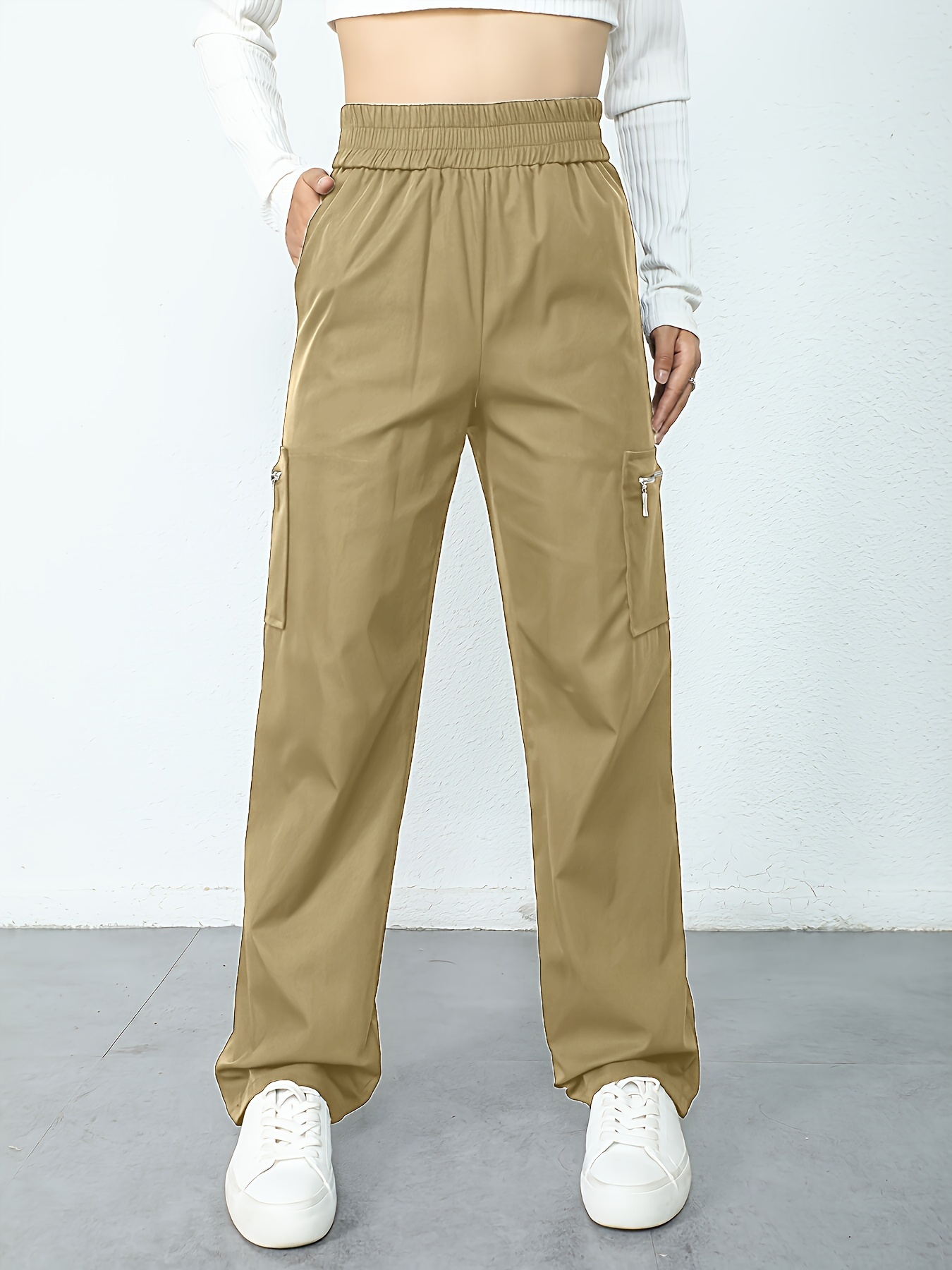 Waist Cargo Pants Old Navy Plus Size Khakis Womens High