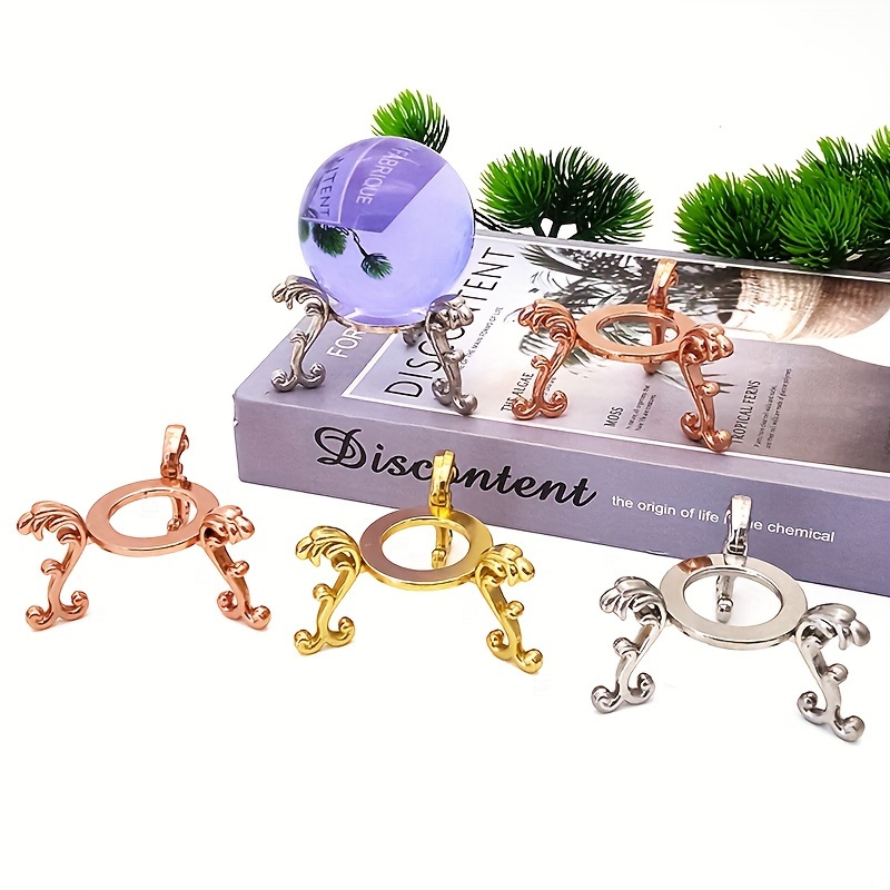 

1pc -legged Stand, Gemstone Stand Base, Desktop Small Ornament Decoration, Gift Not Including Ball