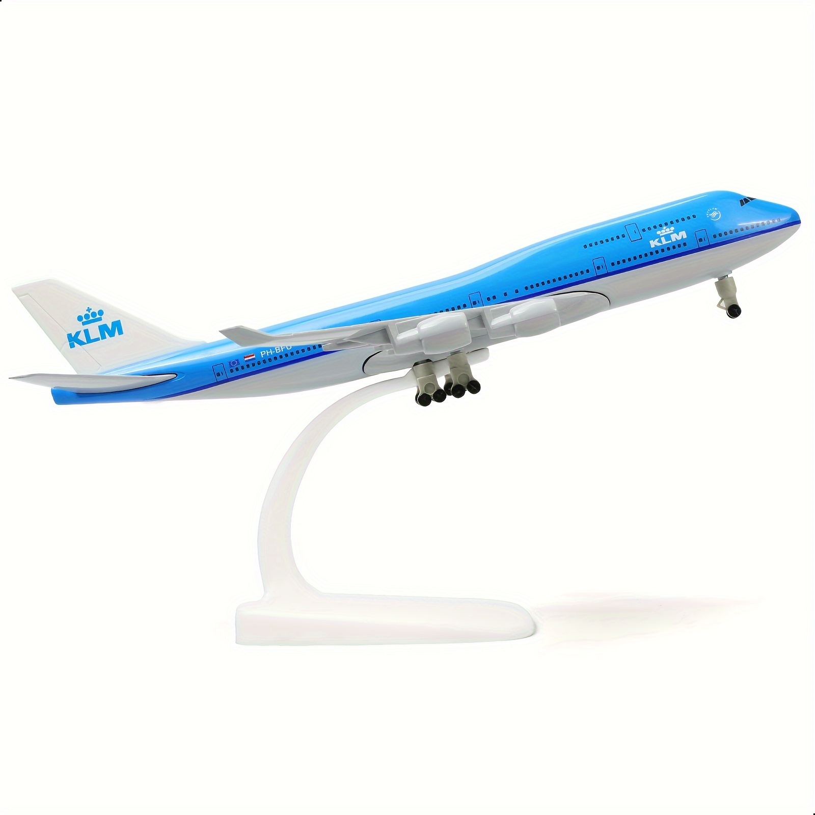 

Boeing 747 Klm 1/300 Diecast Metal Airplane Model With Stand - Aviation Enthusiast Gift - Collectible Model Kit