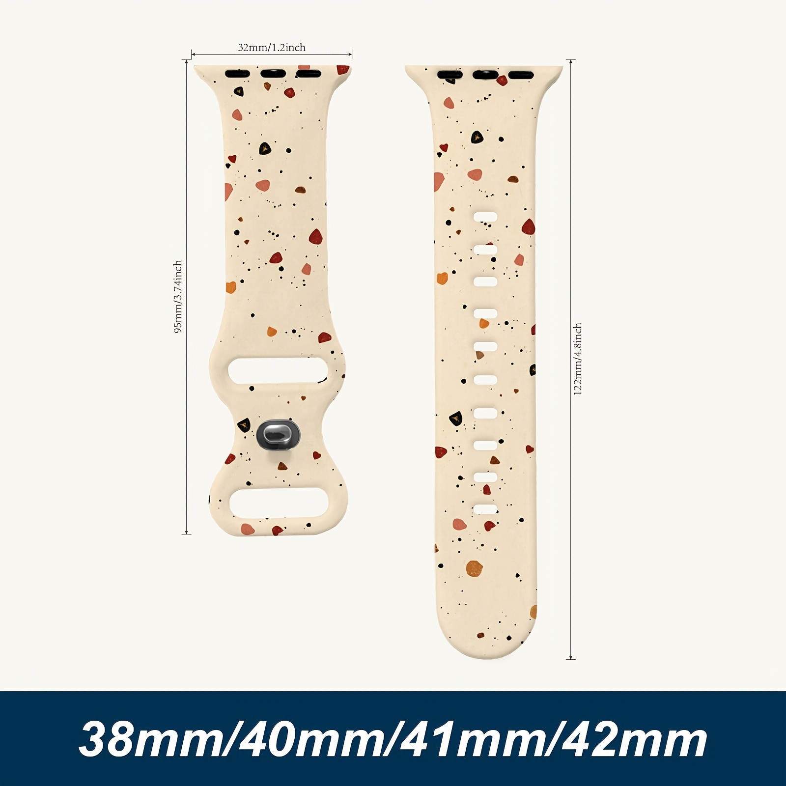 TEMU Correa de silicona SE1/2 Ultra1/2/3 compatible con Apple Watch /5/6/7/8/9/10, resistente al desgarro, materiales, estampados impresas, rápida,