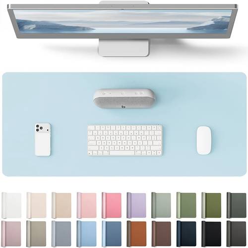 large high end computer laptop desk mat mouse pad gaming desk mat durable multi size office desk mat solid color minimalist keyboard pad non slip high quality sizes