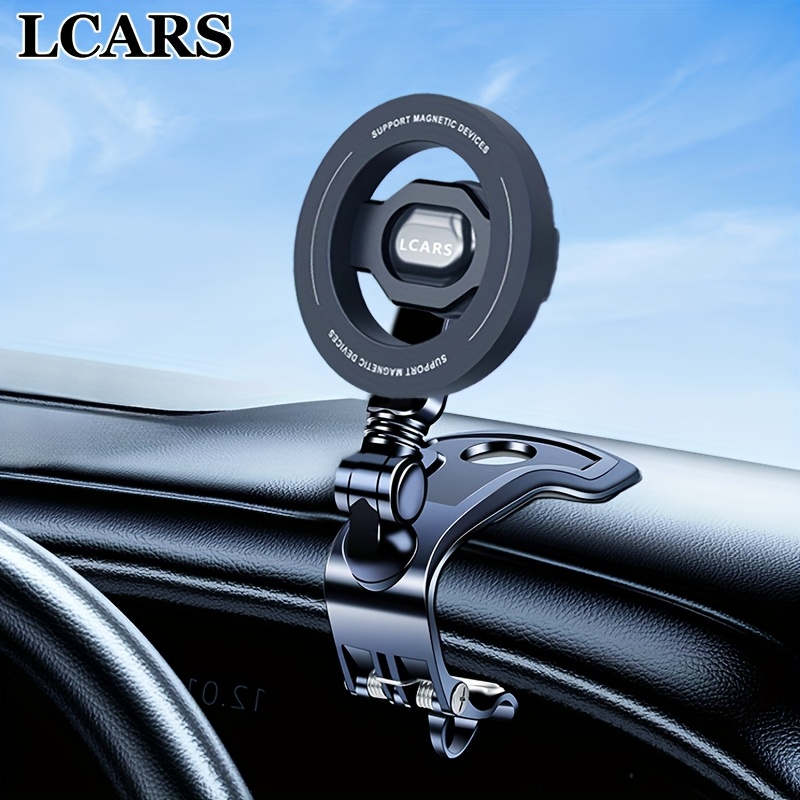 

Lcars Rotatable Dashboard Mount, Abs Round Magnetic Car Phone Holder, Anti-shake Support Bracket For Auto, Compatible With Most Vehicles