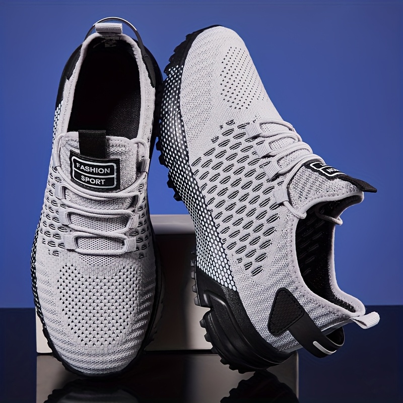 TEMU Men's Sports Running Shoes, Walking Shoes, Men's Running Tennis Casual Walking Shoes, Fashionable Sports Fitness Shoes, Men's Breathable,