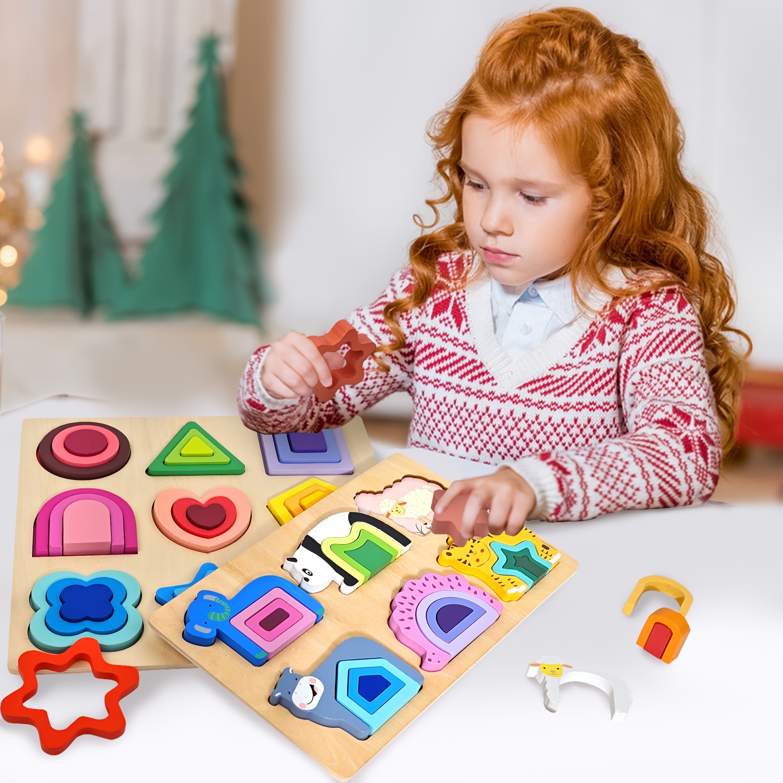Wooden Puzzles for Kids