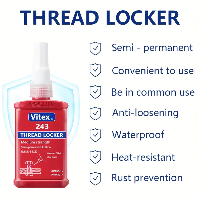 243 Threadlocker High Temp Impact Resistant Semi Temu Philippines