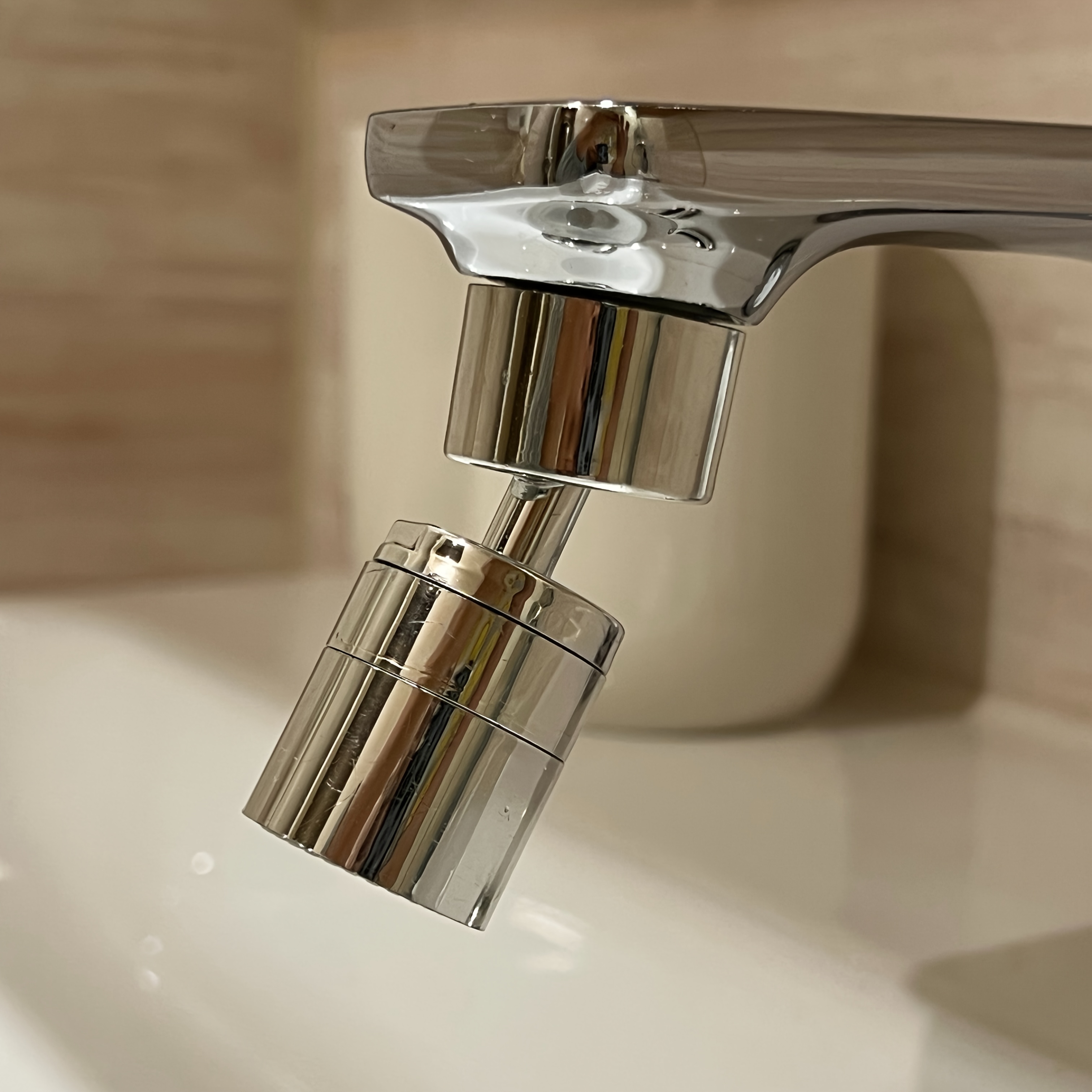 TEMU 2pcs Accessories Are Combined To Form A Universal Faucet Set. Made Of Stainless Steel, It Can Degrees To Clean Impurities Around. Suitable For