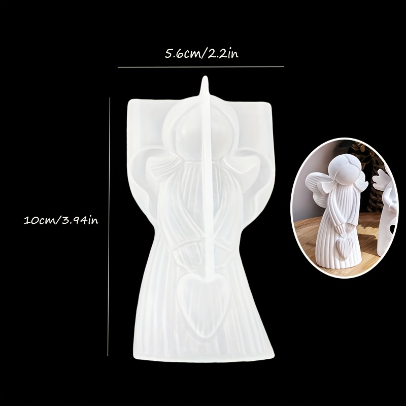 Wings Silicone Mould Diy Plaster Desktop Decoration Ornament Resin Mould Plaster Concrete Ornament Resin Silicone Home Crafts Silicone Candle Mould