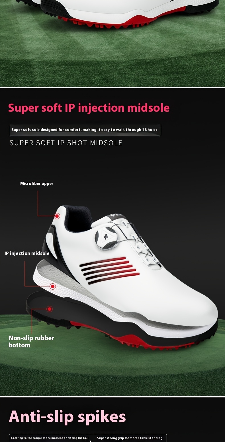 xz152 herren wasserdichte golfschuhe drehbaren Temu Germany