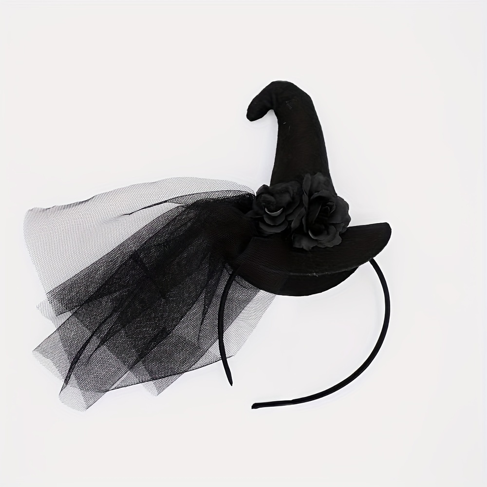 

Vintage Hat Headband - Party Accessory With Mesh Veil,