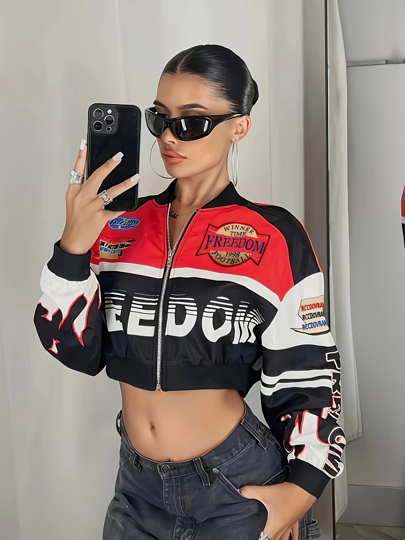 y2k jackets sold on Temu United States