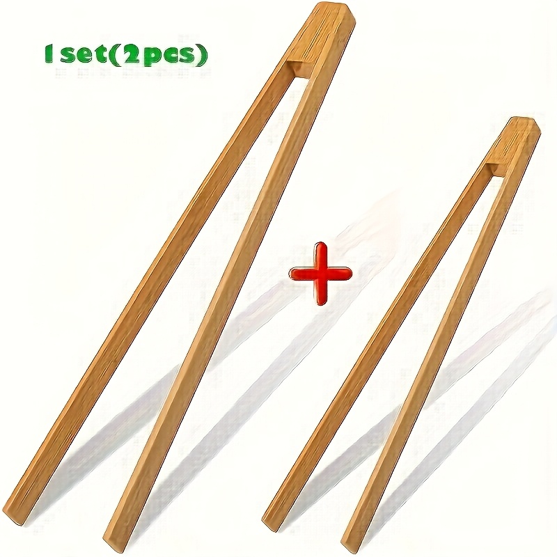 Image of 2-pack Grill Tongs - Non-toxic, Rust-resistant, Heat-resistant High- Tools For Grilling, Frying, Serving - Safe For Cookware, Grills For Cooking, Ergonomic Grip, Nontoxic Material