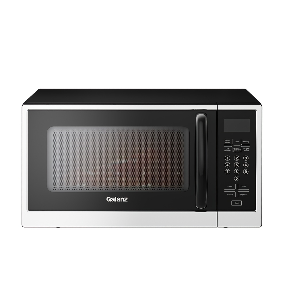 Oven Kitchen Appliance Large Capacity 30l Stainless Steel Interior Black Convection Efficient 900w Quick Cooking For Home Kitchen Fast Heating Compact Modern