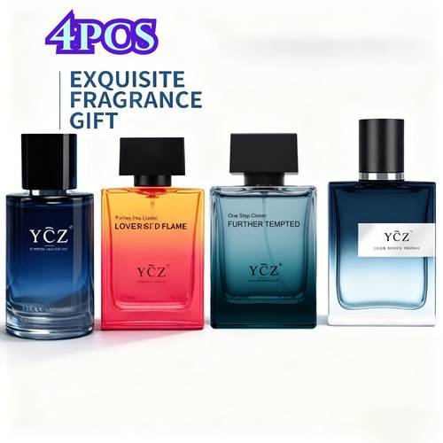 4 bottles of large capacity ycz mens cologne oriental citrus floral fragrance is lasting fragrance christmas valentines day fathers day party gift is free shipping and hoarding are more cost