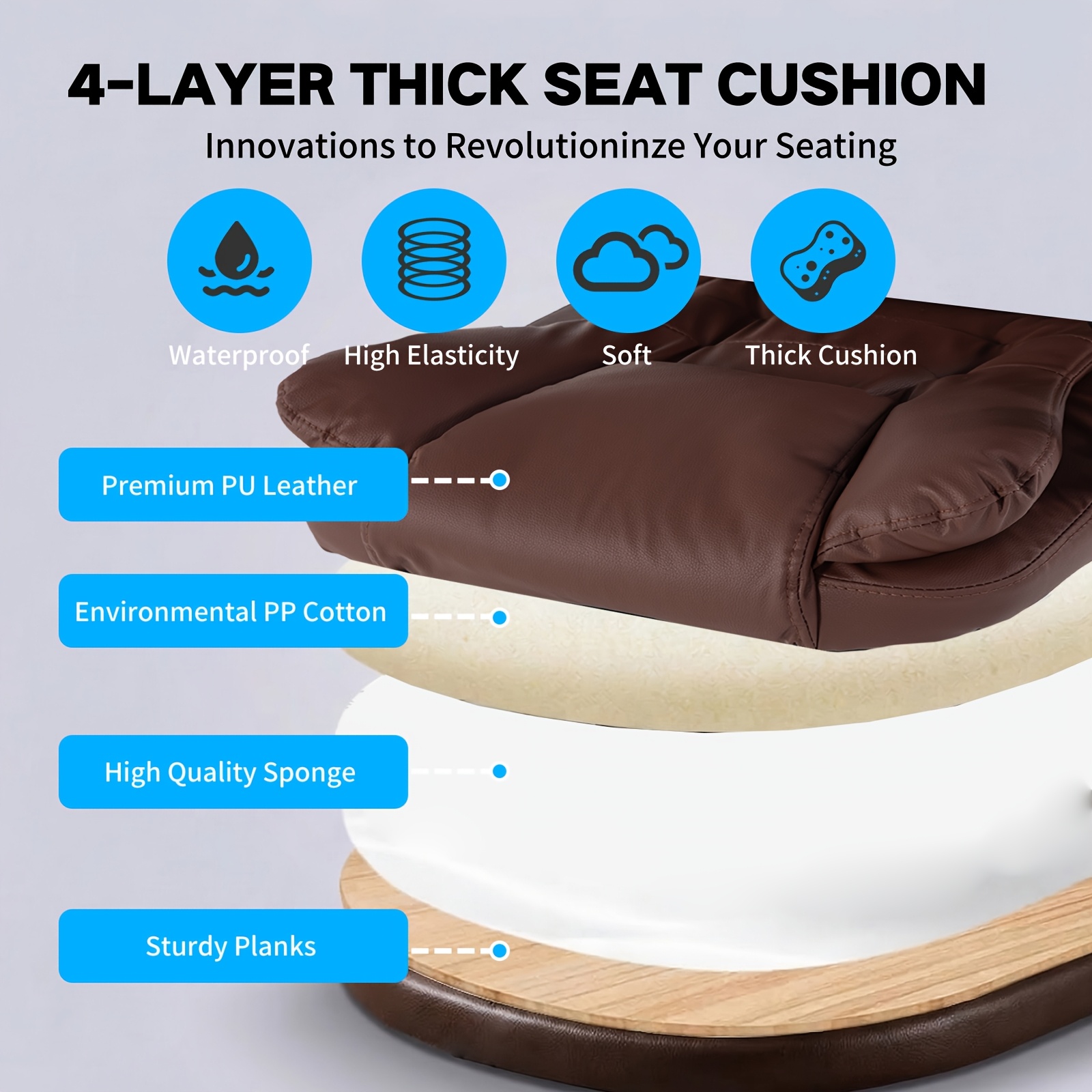 Boss Office Chair with Massage Unit, Gaming E-Sport Chair, Executive Meeting Room Chair, Lumbar Support Chair, Rotating Chair, Height-Adjustable Chair, Reclining Chair, Ergonomic Chair