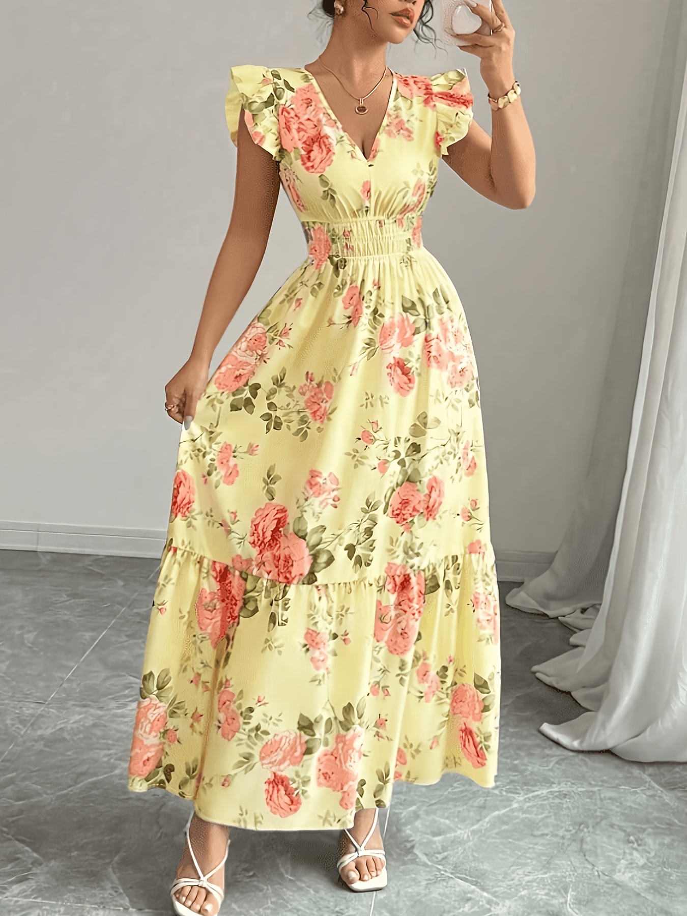 hawaiian dresses sold on Temu Canada